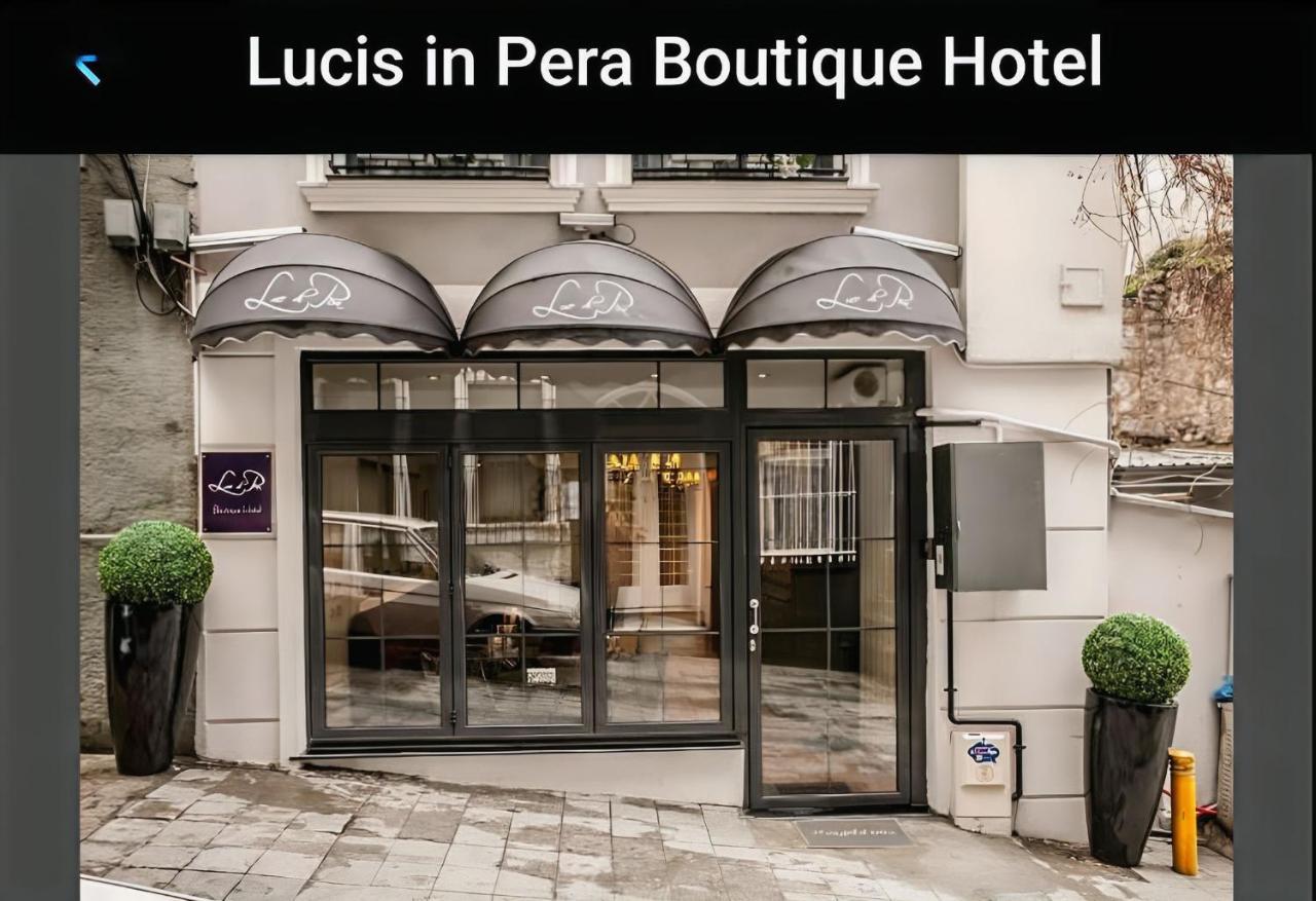 Lucis In Pera Boutique Hotel Истанбул Екстериор снимка